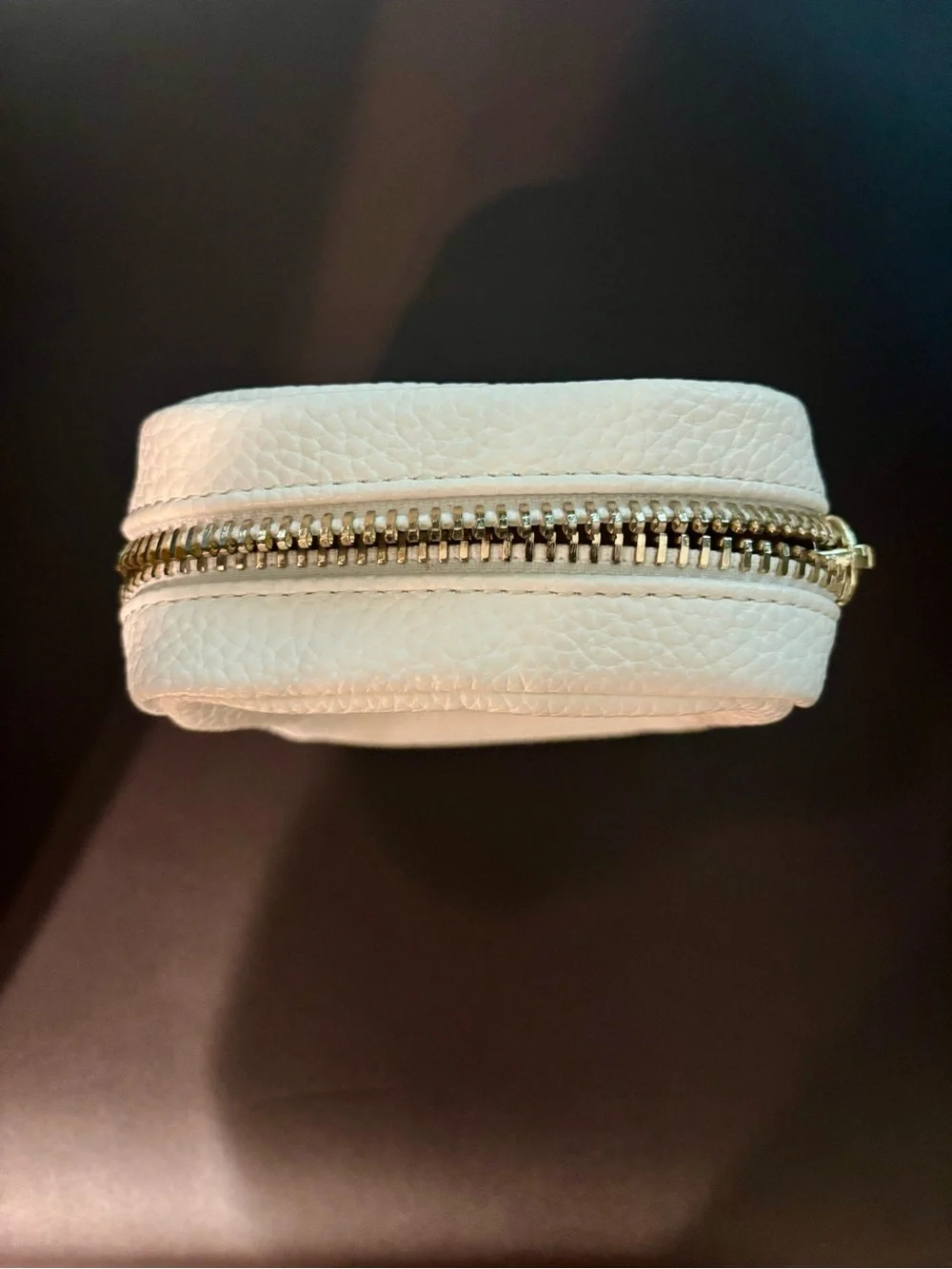 Stoney Clove Lane Custom Leather Small Square Pouch with Pink & Blue Pill Patch